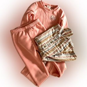 Pajama and dress for 5 year old girl.